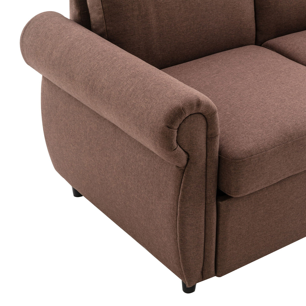 Pull Out Sofa Bed With Twin Memory Foam Mattress