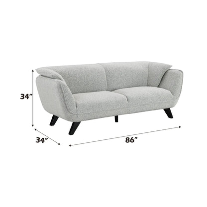 Nayeli Boucle Sofa stationary gray boucle upholstery by Unique Piece Furniture on Tampa Home & Garden Store