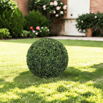 Artificial Green Topiary Balls and Garden Decor