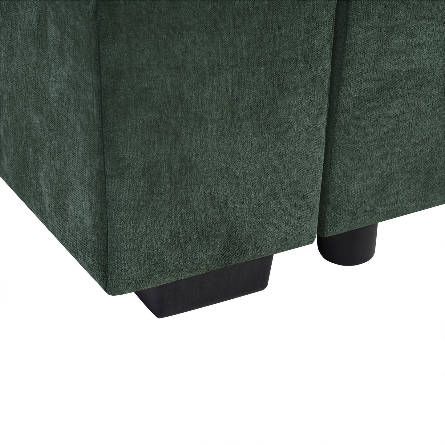 Modern L Shaped Sofa With Storage And Upholstery