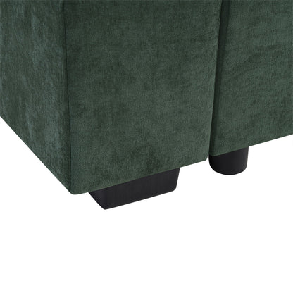 Modern L Shaped Sofa With Storage And Upholstery