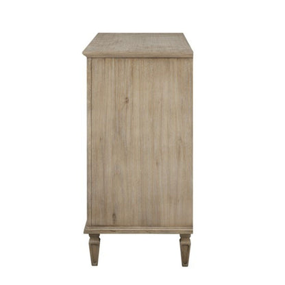 Dresser with Velvet-Lined Drawer, Wire Brushed Light Natural, HouseOfZazla cabinet on Tampa Home & Garden Store