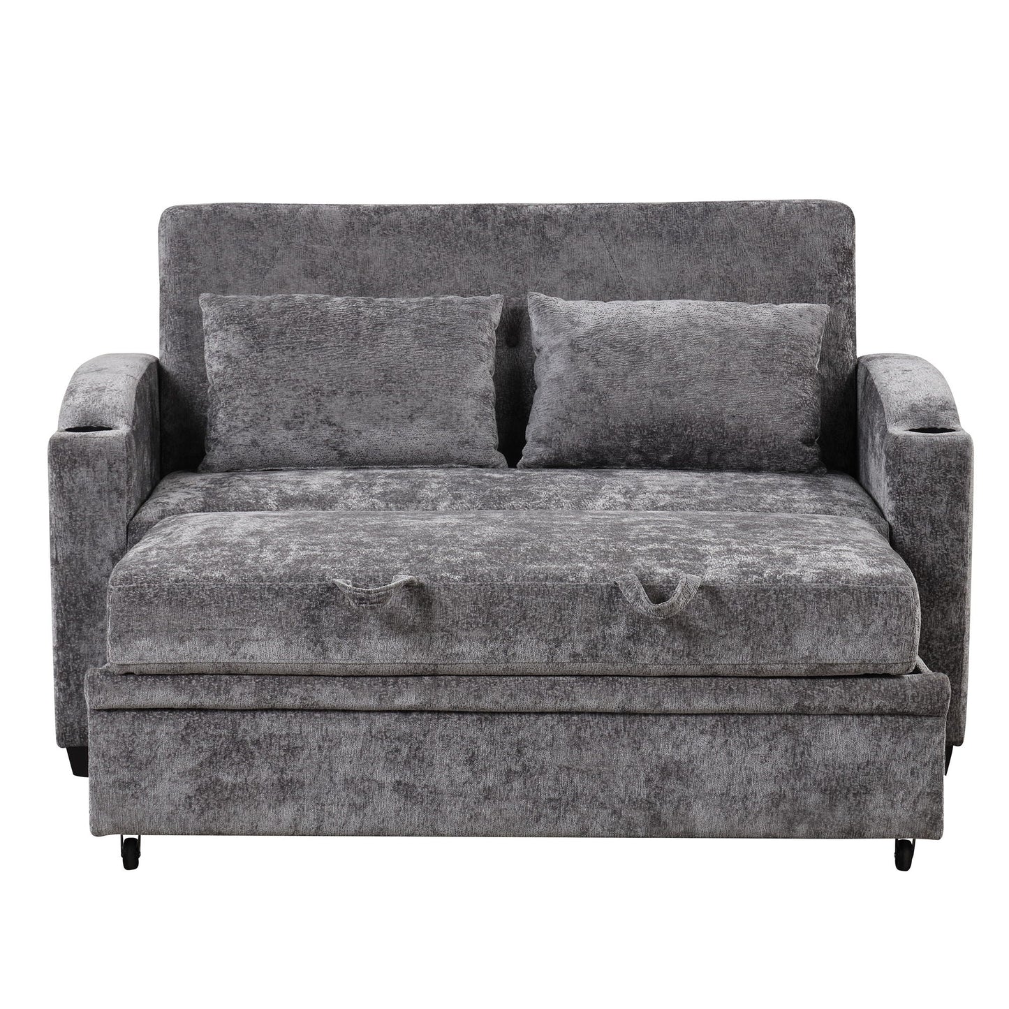 Convertible Sofa With Usb And Adjustable Backrest