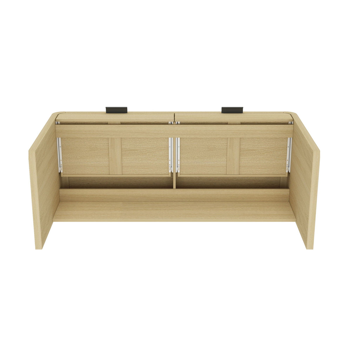 Oak Office Desk with 2 Drawers in natural finish, Grace Collection by HouseOfZazla on Tampa Home & Garden Store