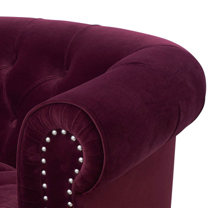 La Rosa Victorian Tufted Chesterfield Sofa