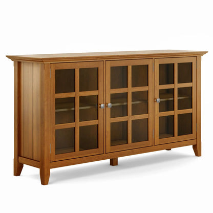Acadian Wide Storage Cabinet Handcrafted