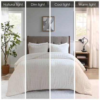 Twin Fur and Down Alternative Comforter Mini Set