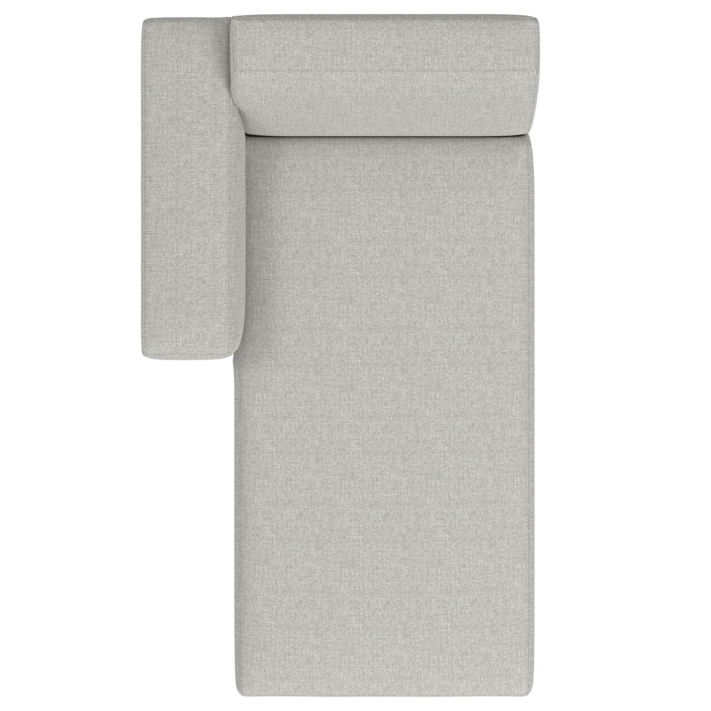 Rex Modern Asymmetrical Chaise Sofa Module