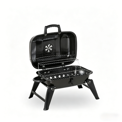 Compact Charcoal Grill For Backyard And Patio