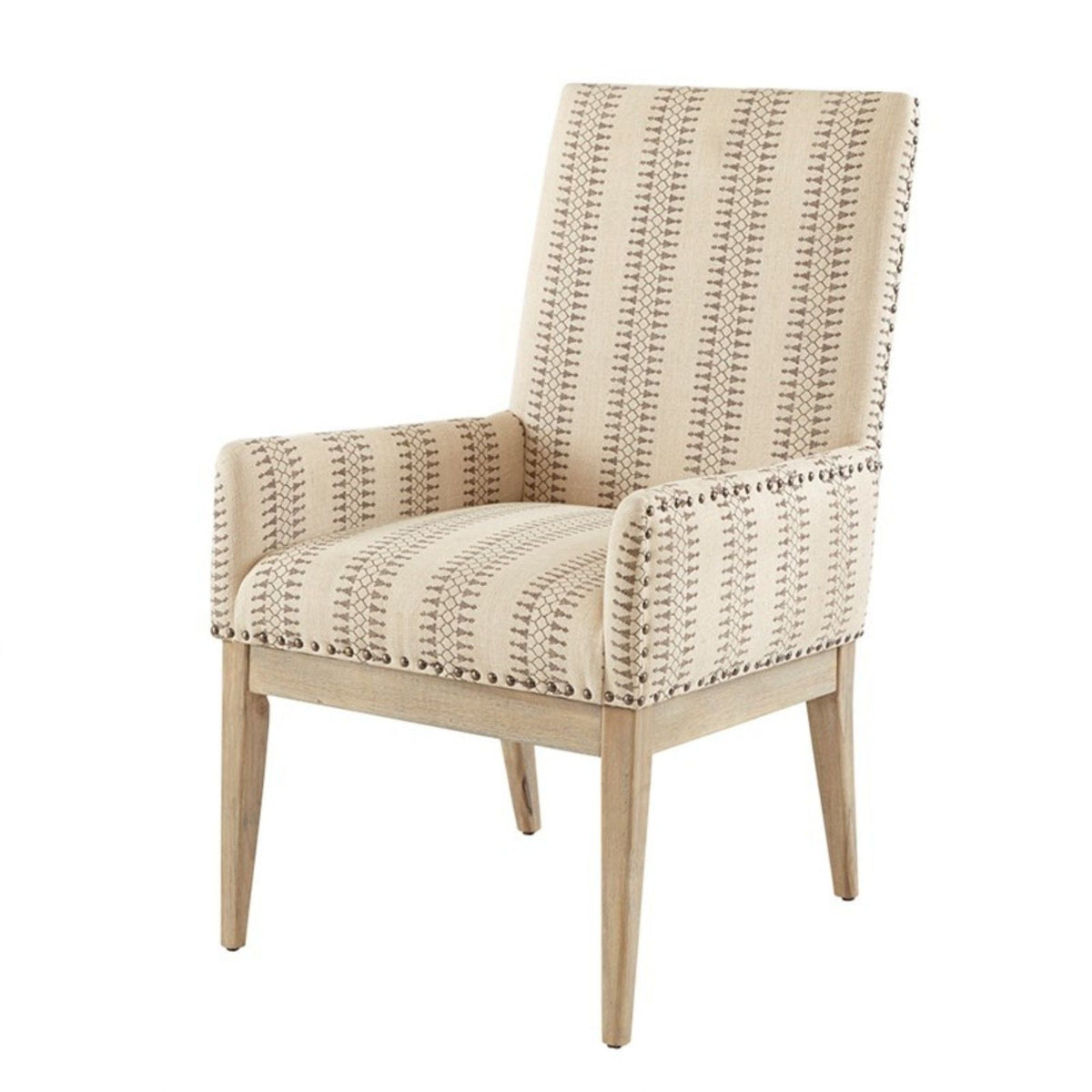 Rika High Back Dining Armchair Set of 2 Natural