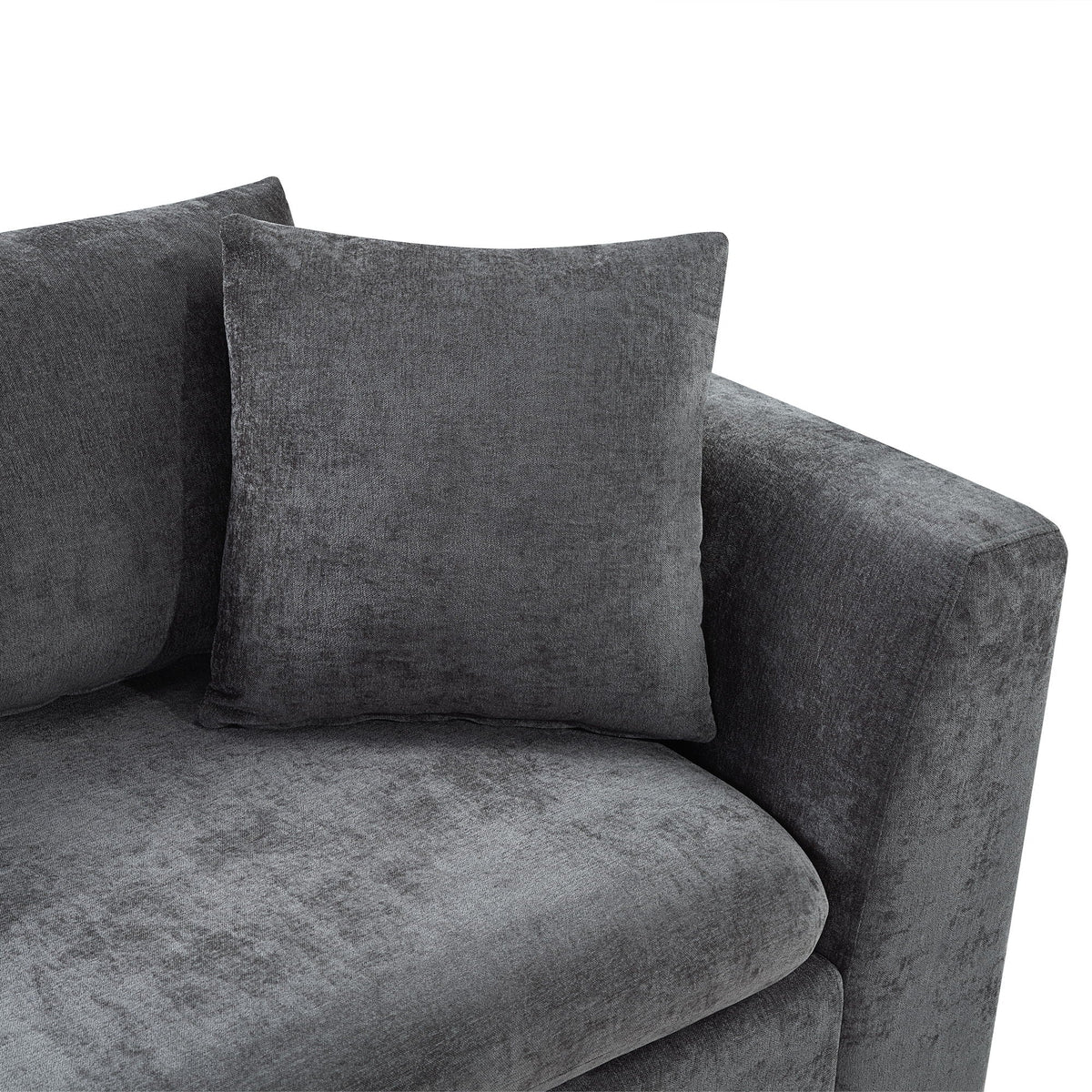 Modern L Shaped Sofa With Storage And Upholstery