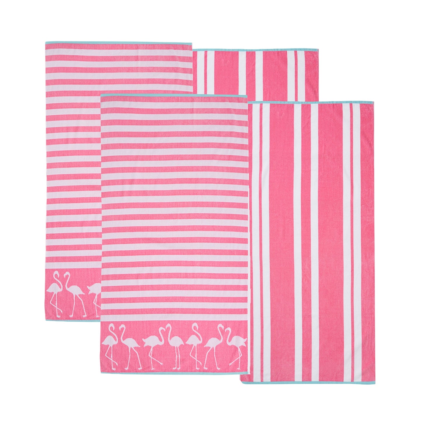 Velour Cotton Beach Towels and Maui Two Pack
