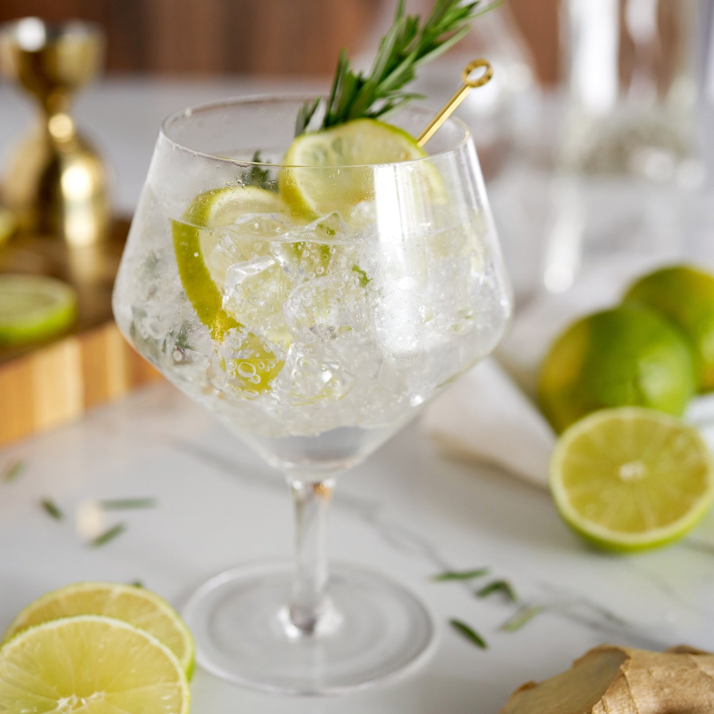 Set of Raye Angled Crystal Gin and Tonic Glasses