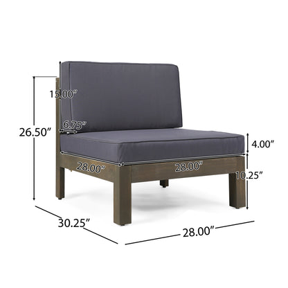 Oana 4-Piece Patio Sofa Set with Coffee Table dark by HouseOfZazla on Tampa Home & Garden Store