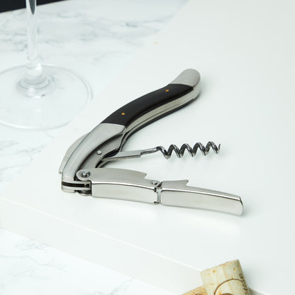 Admiral Heavy Corkscrew with Ebony Wood Handle