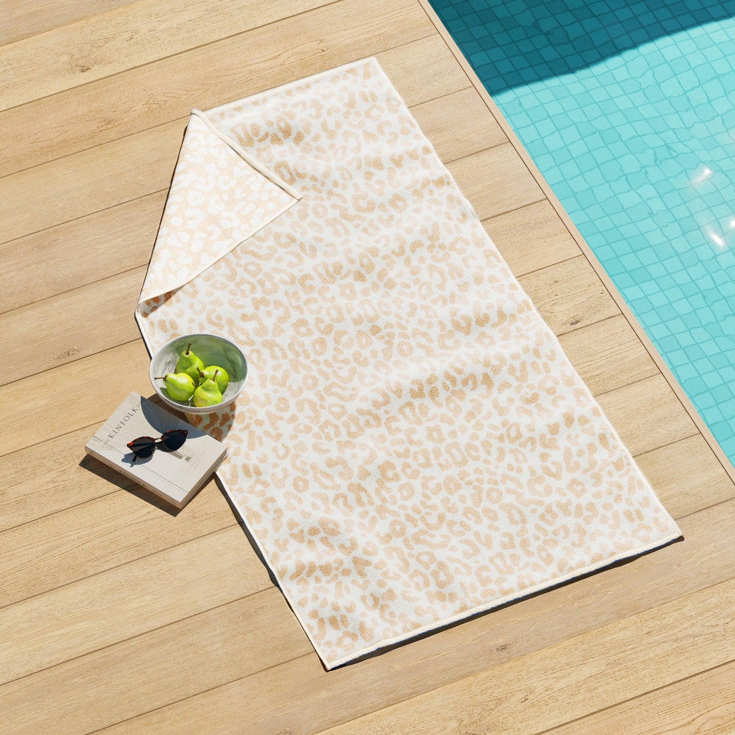 Velour Cotton Beach Towels and Maui Two Pack