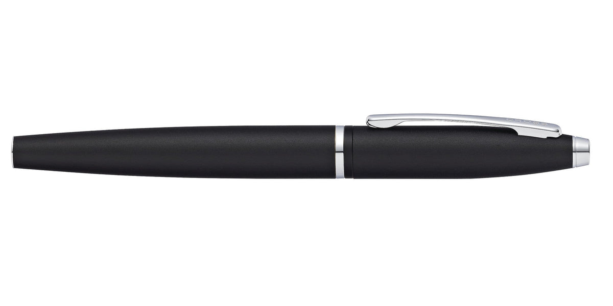 Calais Matte Black Medium Nib Fountain Pen with silver clip by A.T. Cross on Tampa Home & Garden Store