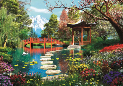Jardin du Fuji - Puzzle de 1000 pièces