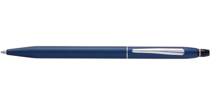 Click Midnight Blue Cross ballpoint pen with silver clip on Tampa Home & Garden Store
