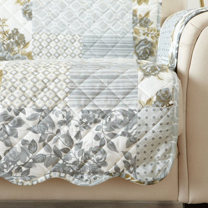 Reversible Floral Patchwork Furniture Cover