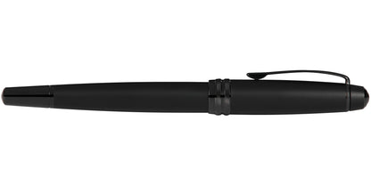 Bailey Matte Black Lacquer Rollerball Pen by A.T. Cross with metal clip on Tampa Home & Garden Store