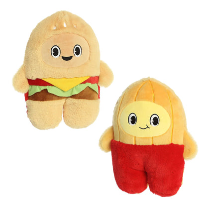 Peluche Flipovers - Hamburguesa y papas fritas de 11 pulgadas