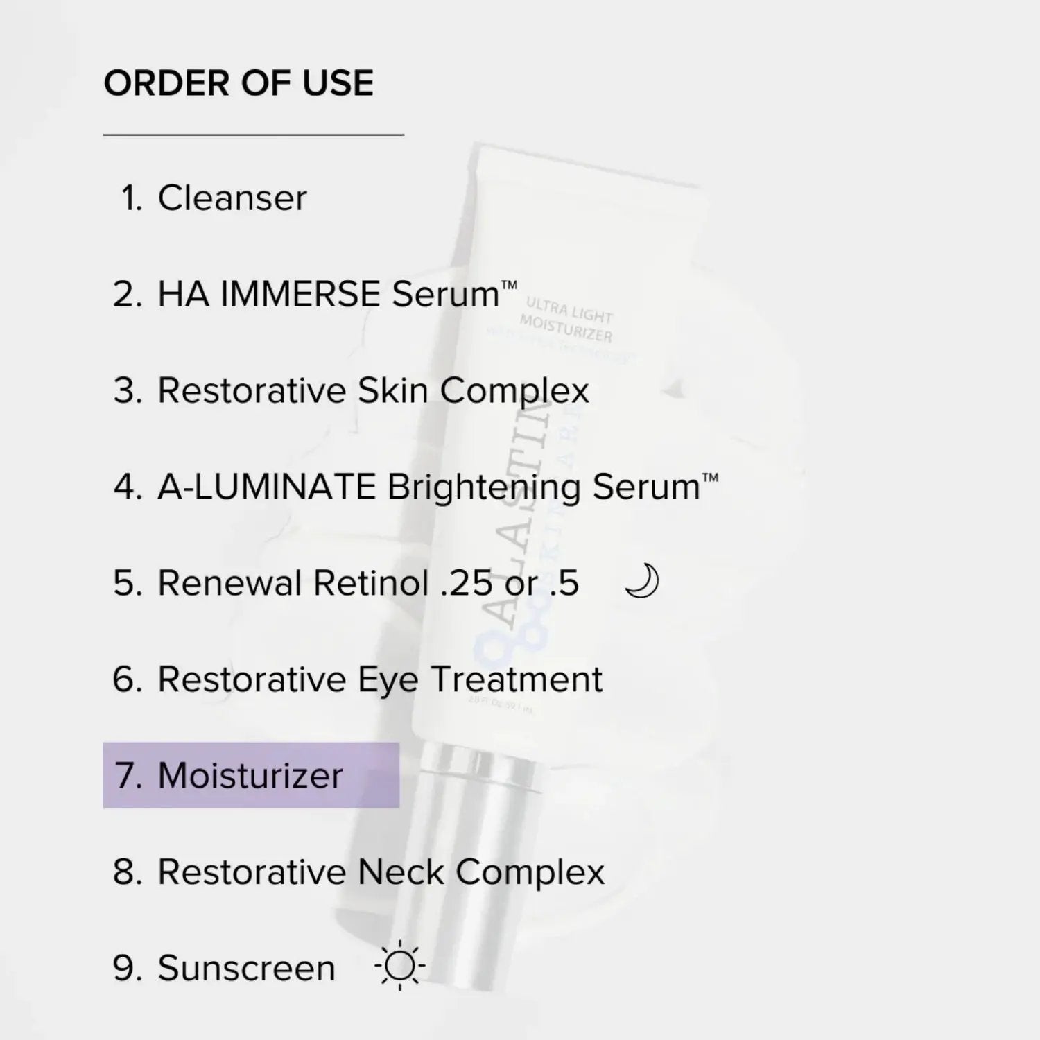 Alastin Skincare Ultra Light Moisturizer 2 oz tube, white packaging, Nava Beauty moisturizer on Tampa Home & Garden Store
