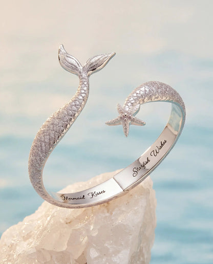 Salt and Sea Mermaid Kisses Starfish Wishes Cuff