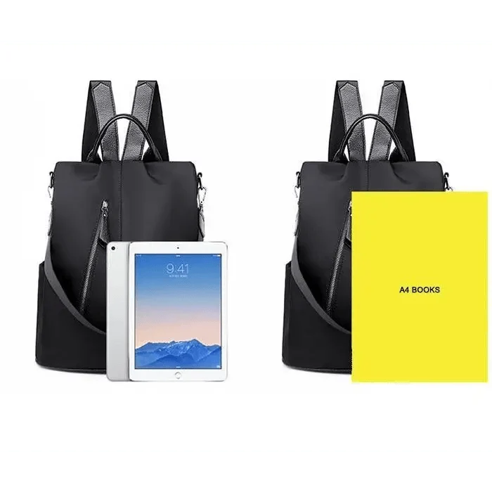 Amaznig anti-theft backpacks, black waterproof fabric, large capacity laptop bag by Stevvex on Tampa Home & Garden Store
