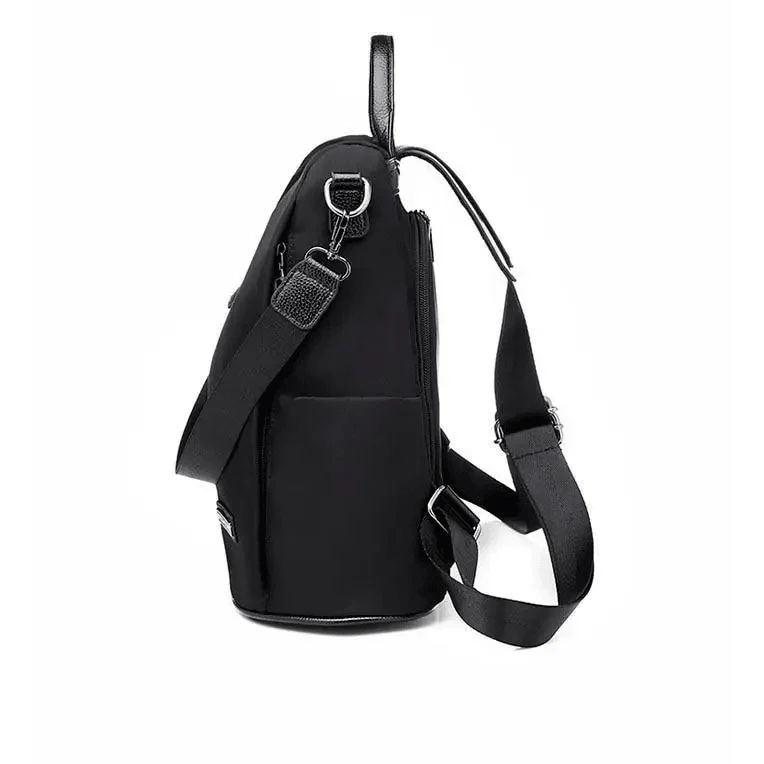 Amaznig anti-theft backpack Stevvex in black waterproof fabric, large-capacity laptop bag on Tampa Home & Garden Store