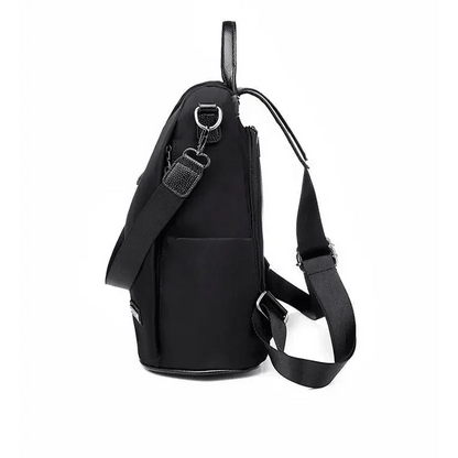 Amaznig anti-theft backpack Stevvex in black waterproof fabric, large-capacity laptop bag on Tampa Home & Garden Store