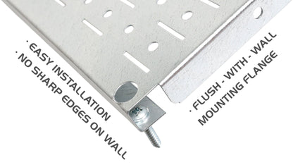 Metal Pegboard Tool Storage Wall Pack of Two