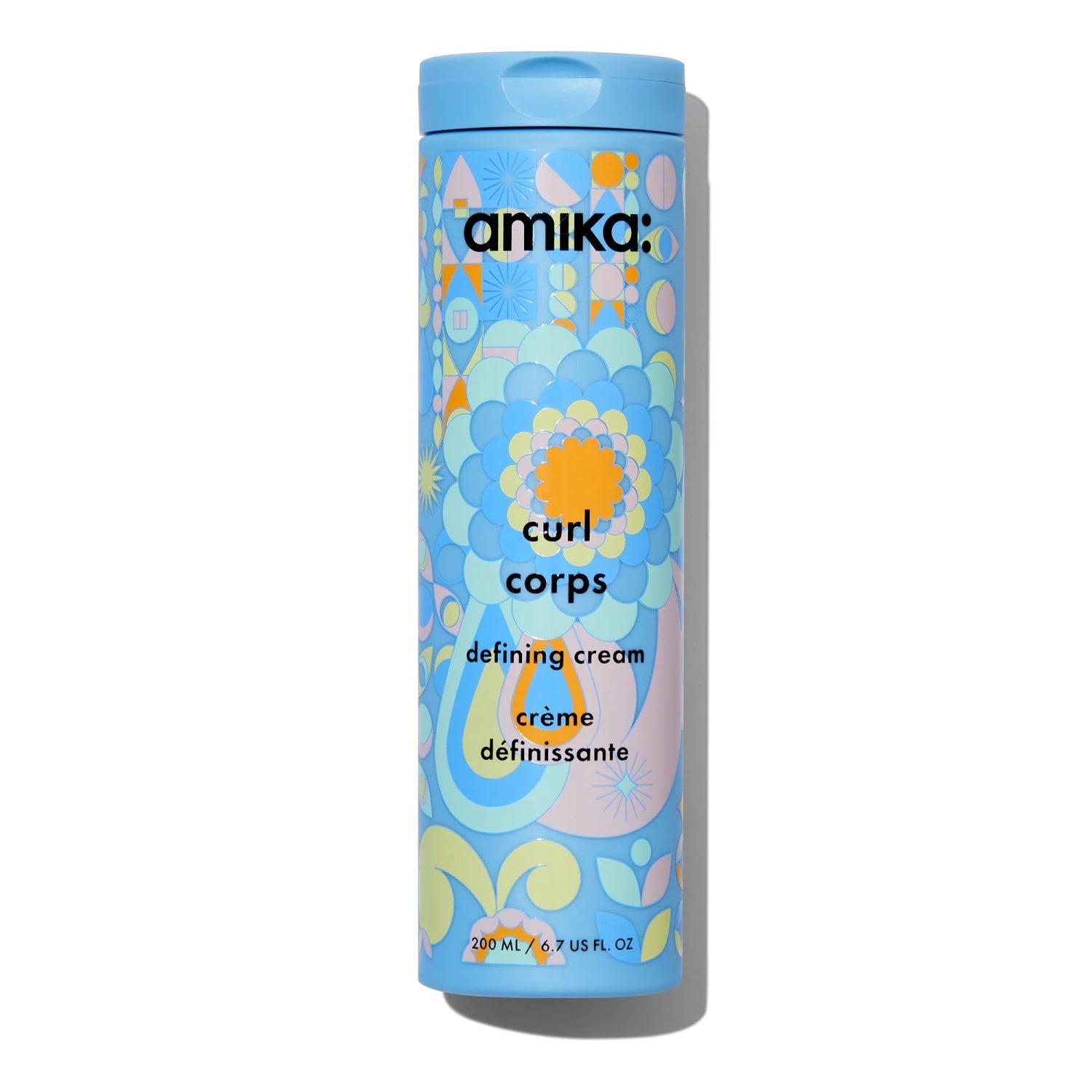 Amika Curl Corps Defining Cream blue patterned bottle 200 mL on Tampa Home & Garden Store