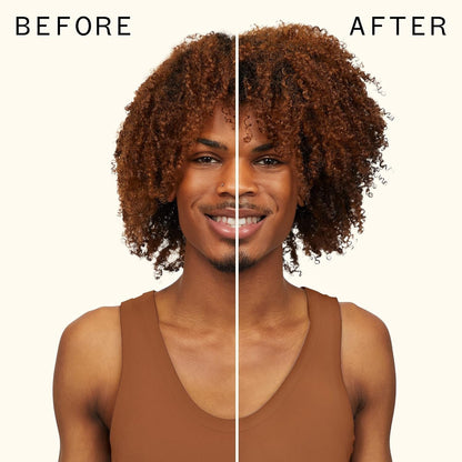 Amika Power Hour Curl Refreshing Spray 6.7 oz for curly hair before/after split hairstyle on Tampa Home & Garden Store