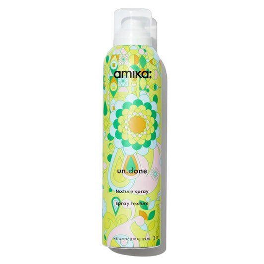 amika Un.Done Volume and Matte Texture Spray bottle with psychedelic pattern, 5.3 oz on Tampa Home & Garden Store