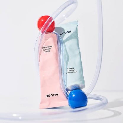 AMUSE vegan soybean hand cream 50ml tubes (2 pcs) by Seoulia on Tampa Home & Garden Store