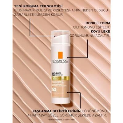 Foundation La Roche-Posay Anthelios Age Correct SPF50+ tinted cream bottle with orange label on Tampa Home & Garden Store