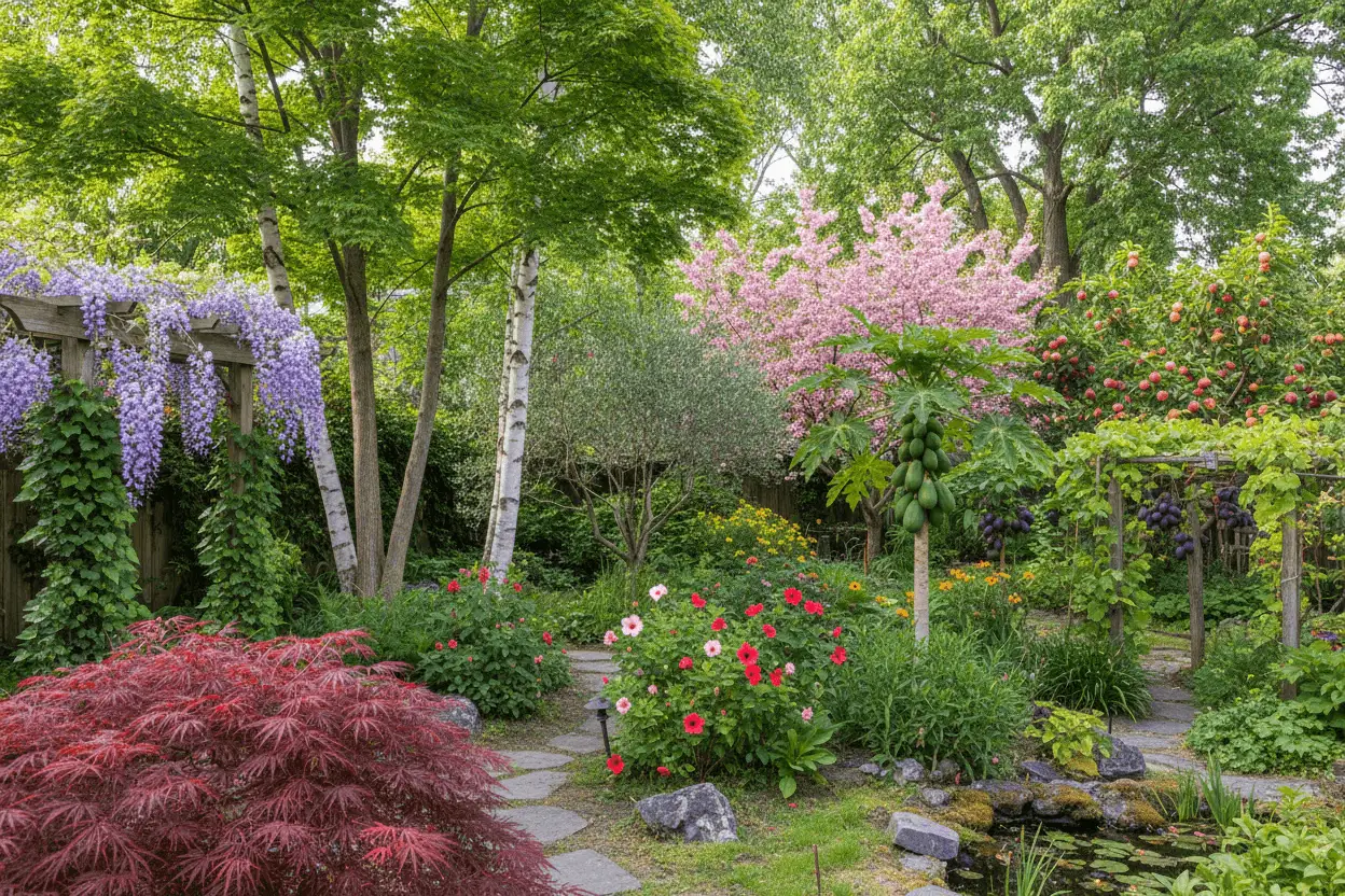 Tree Seed Grow Kit with multiple tree varieties Seeds In A Cup brand lush garden scene on Tampa Home & Garden Store