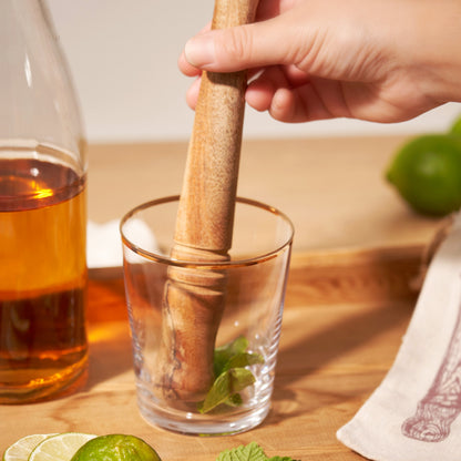 Acacia Wood Muddler and Craft Classic Juleps