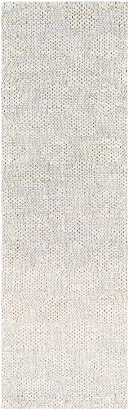 Angaston Beige Hand-Woven Jute Rug by Boutique Rugs with geometric diamond weave on Tampa Home & Garden Store