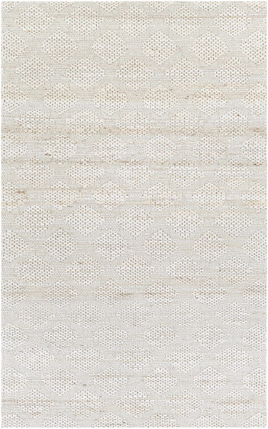 Angaston beige hand-woven jute rug by Boutique Rugs, clearance, textured geometric weave on Tampa Home & Garden Store