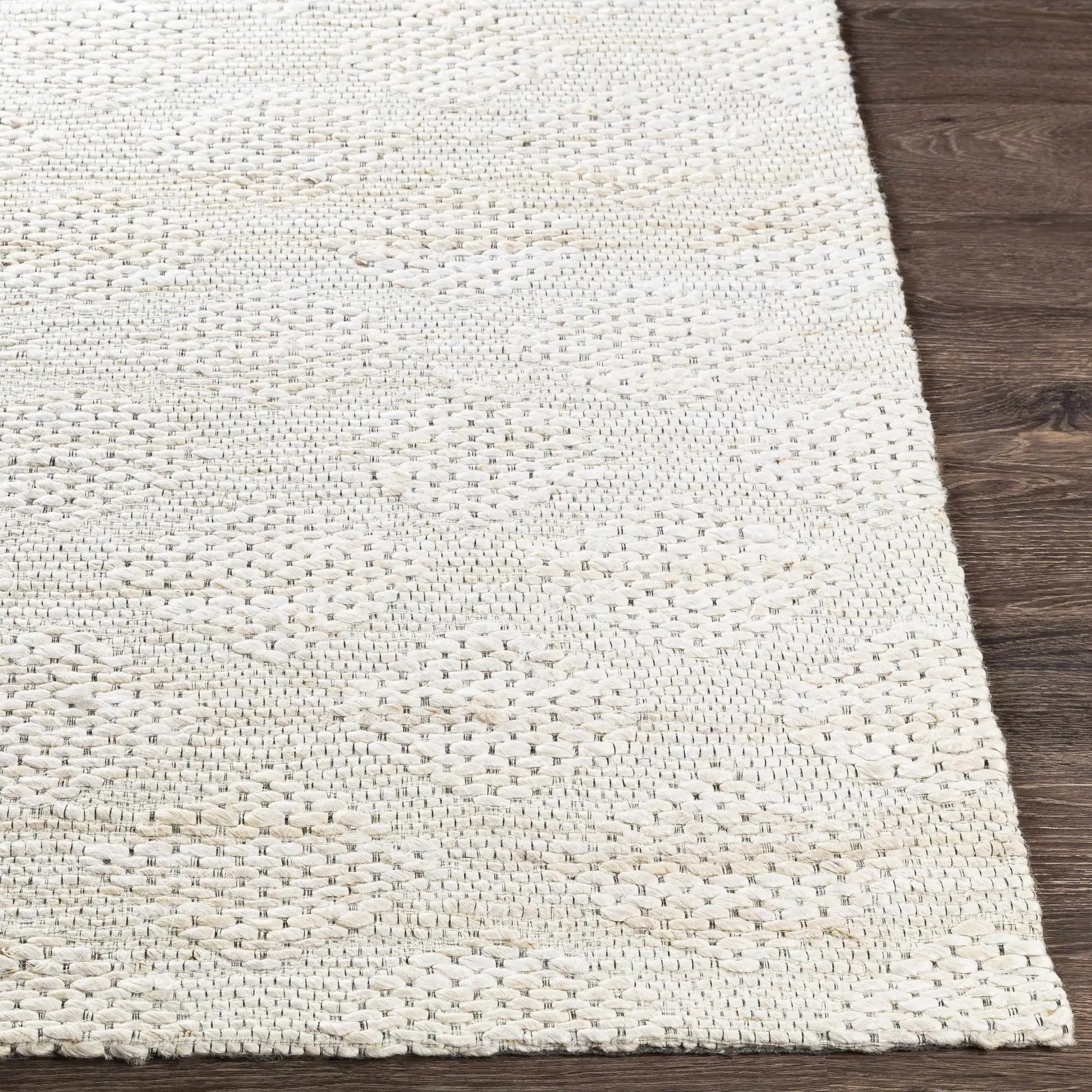 Angaston beige hand-woven jute rug, natural fiber texture, clearance on Tampa Home & Garden Store