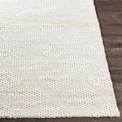 Angaston beige hand-woven jute rug, natural fiber texture, clearance on Tampa Home & Garden Store