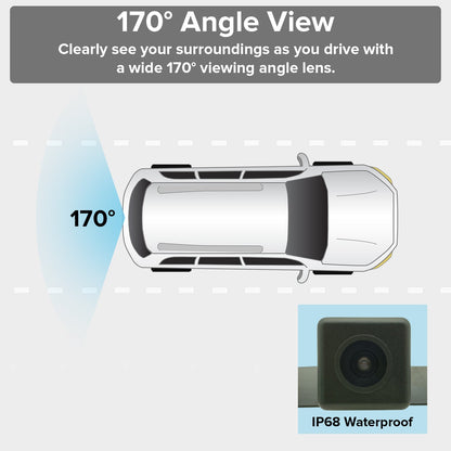 Master Tailgaters license plate frame rear/front camera, IP68 waterproof, 170° wide-angle lens on Tampa Home & Garden Store