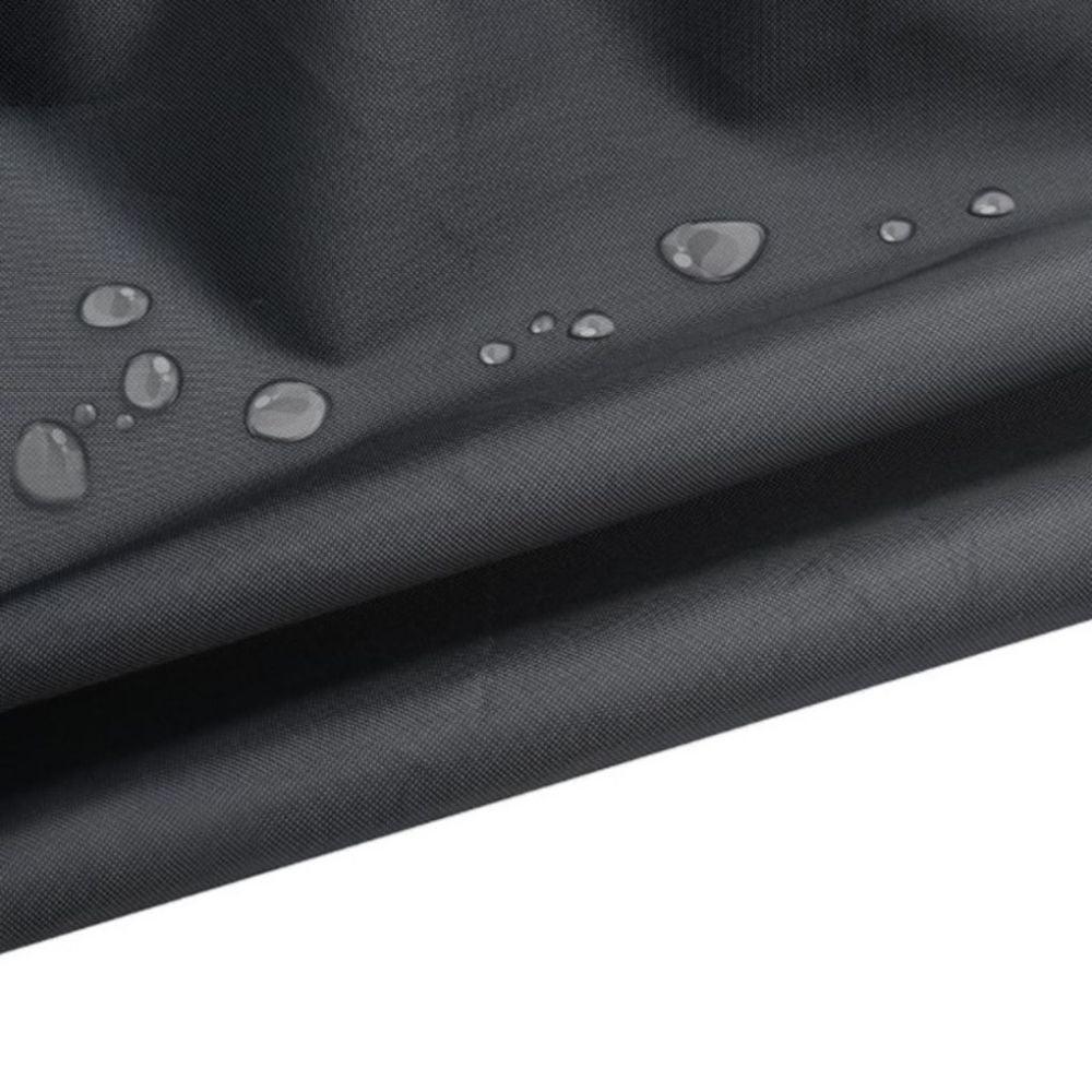 Chair dust cover Stevvex waterproof dark gray fabric with water droplets on surface on Tampa Home & Garden Store