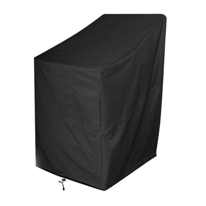 Outdoor chair cover Stevvex, black, waterproof, UV-resistant, windproof on Tampa Home & Garden Store