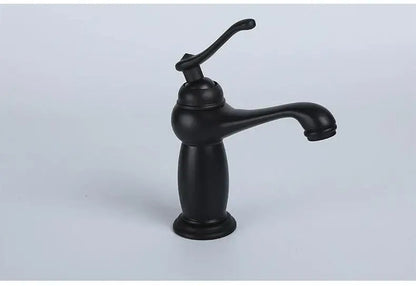 Bronze ceramic-handle bathroom sink faucet by Decorbites on Tampa Home & Garden Store