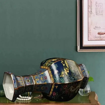 24cm Antique Ceramic Vase for Home Decor