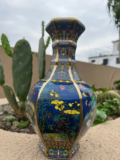 24cm Antique Ceramic Vase for Home Decor