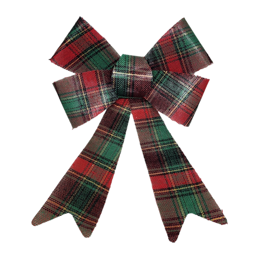 Traditional Tartan Bow - 9" x 13" - Tampa Home & Garden Store